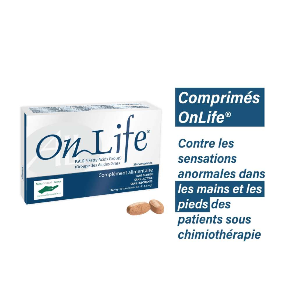 Comprimés OnLife® Contre la neuropathie périphérique induite par chimiothérapie 30 comprimés sécables