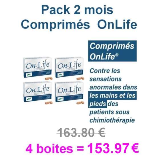 Pack 2 mois OnLife comprimés - Complément spécifique neuropathies